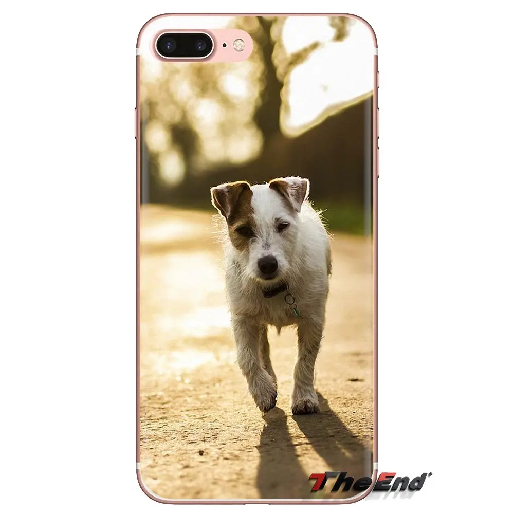 Прозрачный ТПУ кожаный чехол для huawei mate Honor 4C 5C 5X6X7 7A 7C 8 9 10 8C 8X20 Lite Pro Джек Рассел