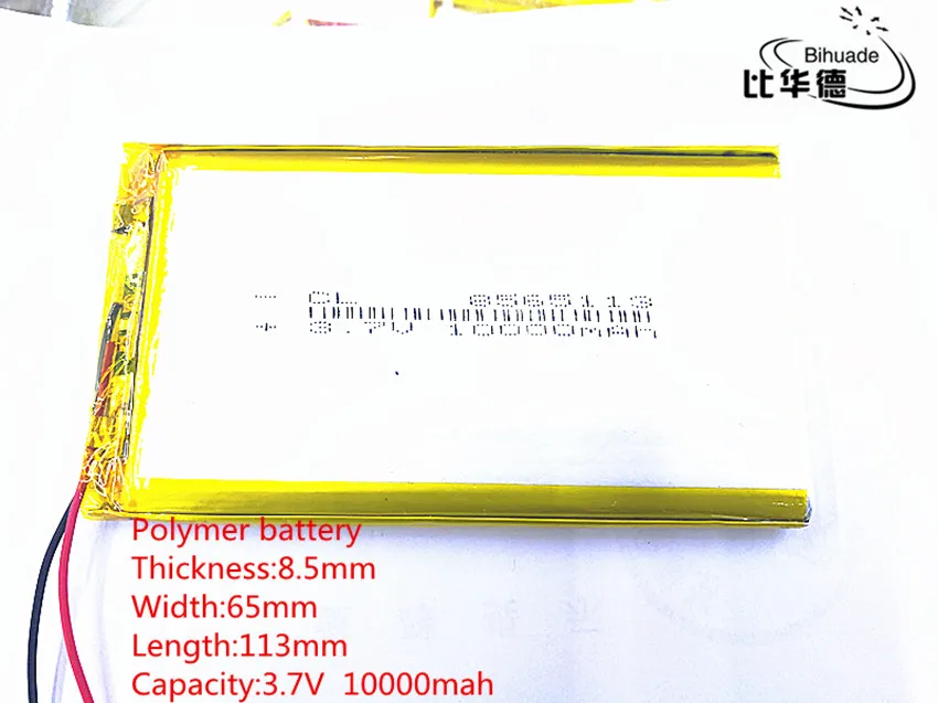1 шт. 100% абсолютно новый литровый аккумулятор 8565113 DIY настоящий 10000 мАч