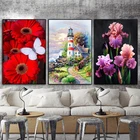 6 цветов 5D DIY Алмазная картина Волк Вышивка крестом Алмазная вышивка мозаика алмазные настенные наклейки домашний декор маяк