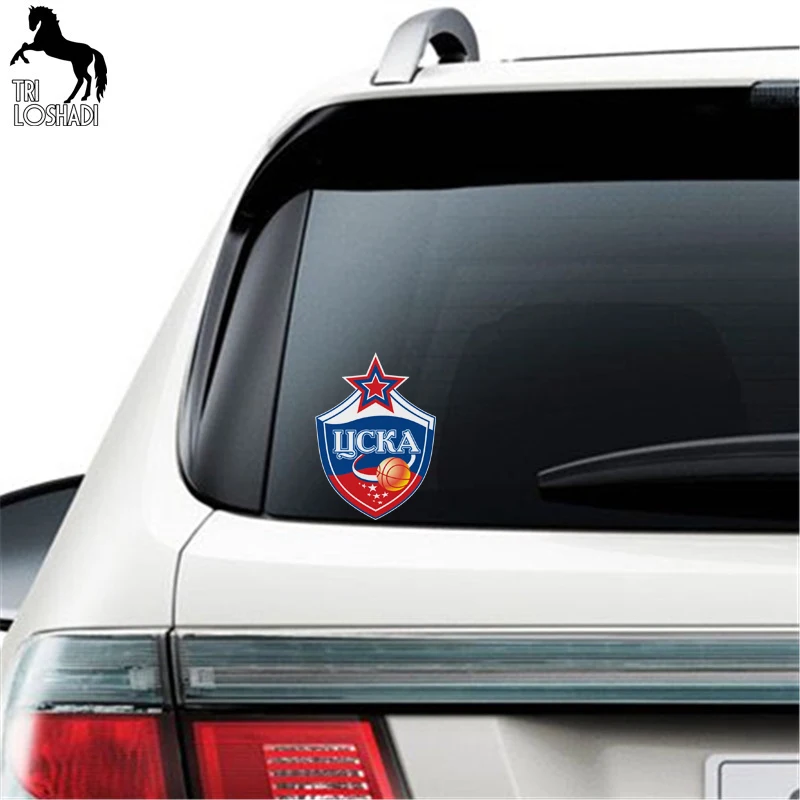 Tri Loshadi TRL129 14.4x20cm CSKA Moscow Football club car sticker funny stickers styling | Автомобили и мотоциклы