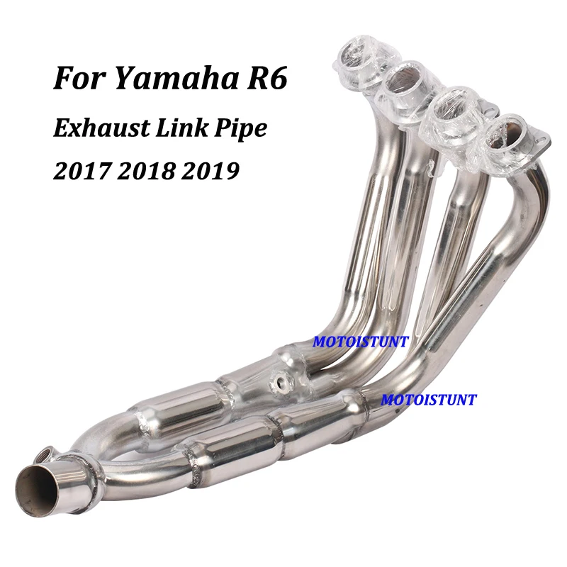 Для Yamaha R6 2017 2018 2019 нержавеющая сталь мотоциклетные Escape изменение глушитель