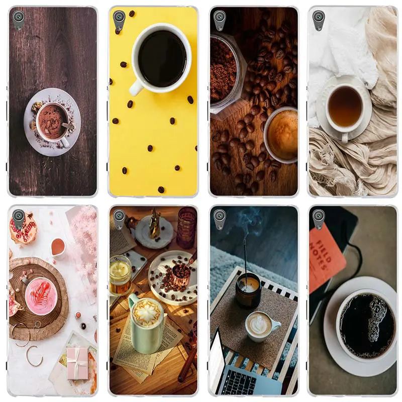 Art Coffee вкусный кофе мягкие мобильные чехлы для телефона из термополиуретана Sony