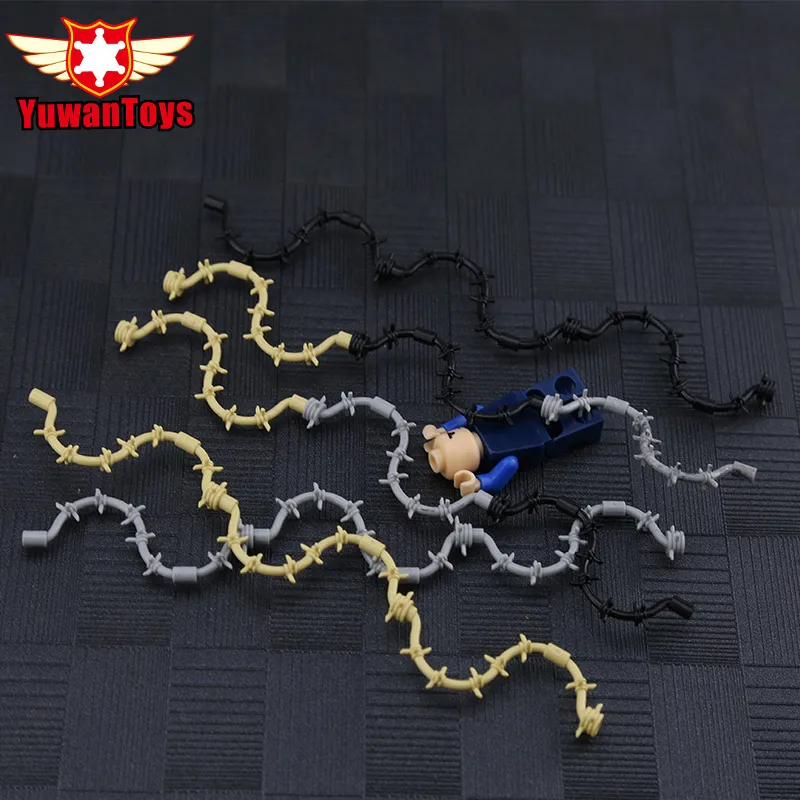 10 шт./лот новинка популярные строительные блоки MOC Friend City мини трос DIY кирпичи