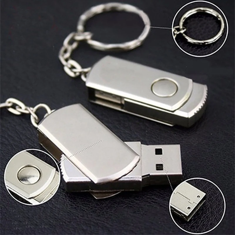 Флеш-накопитель usb 3,0 Металлический флеш-накопитель 128 Гб 64 ГБ 32 ГБ 16 ГБ 8 ГБ высокоскоростное устройство memoria флеш-накопитель usb с ремешком
