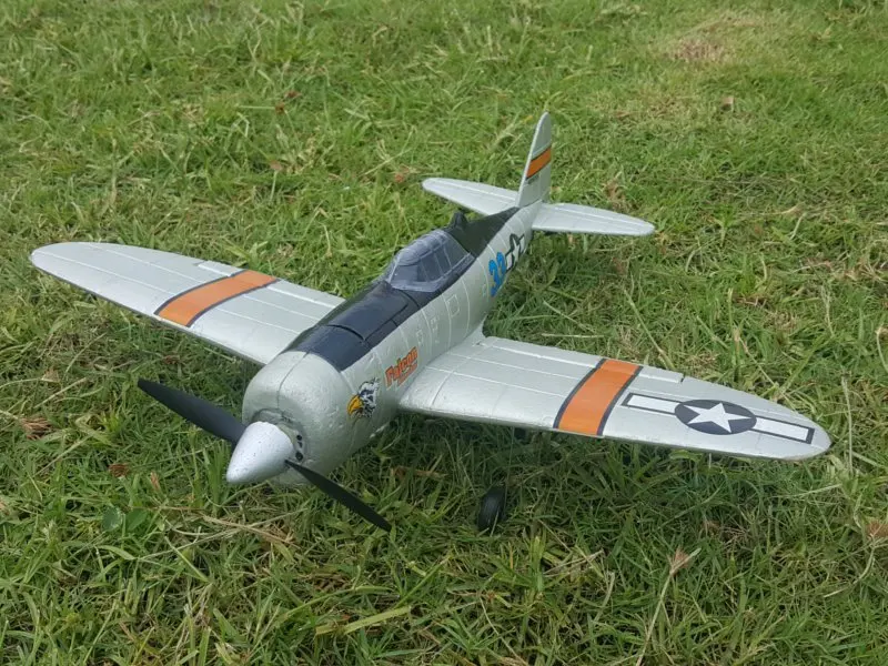 P47 2,4G 4CH 6-Axis Gyro приводимого в движение с помощью электропривода легко летать тренер Warbird RC Самолет RTF