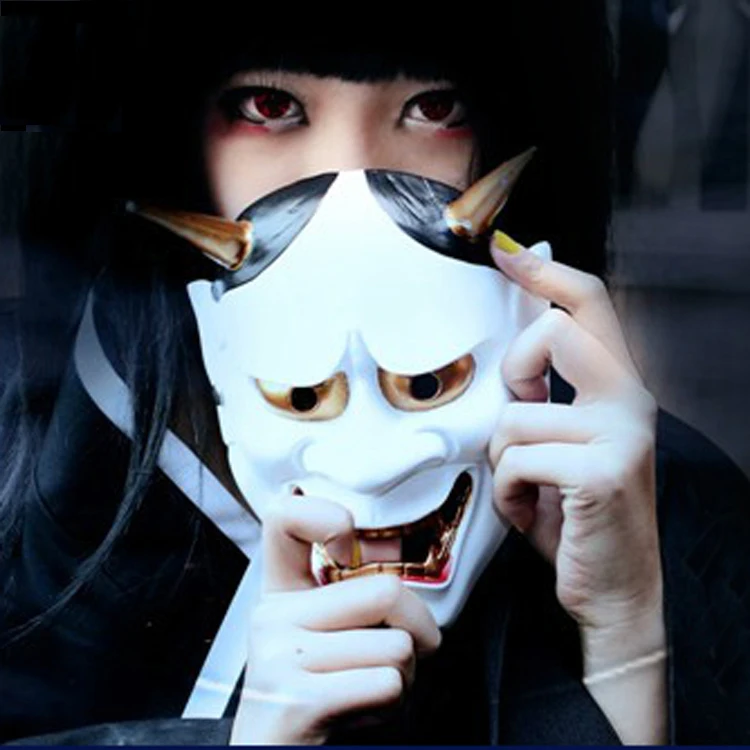 Новая изящная Маскарадная маска для косплея Noh милосердия фестиваля