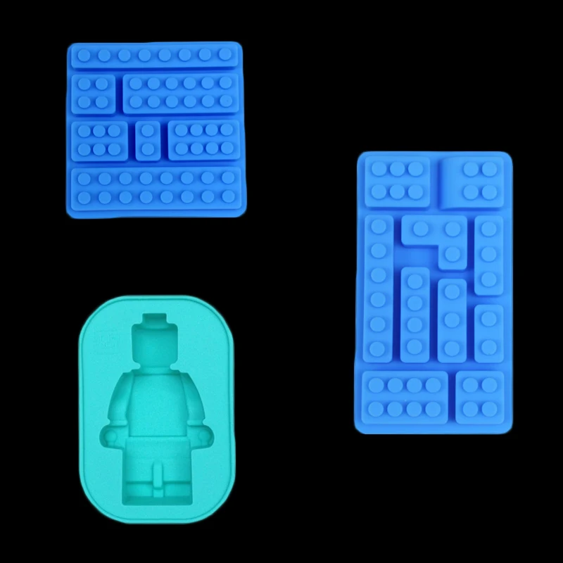 Мини робот форма для льда украшение шоколадного торта желе силиконовая мыла