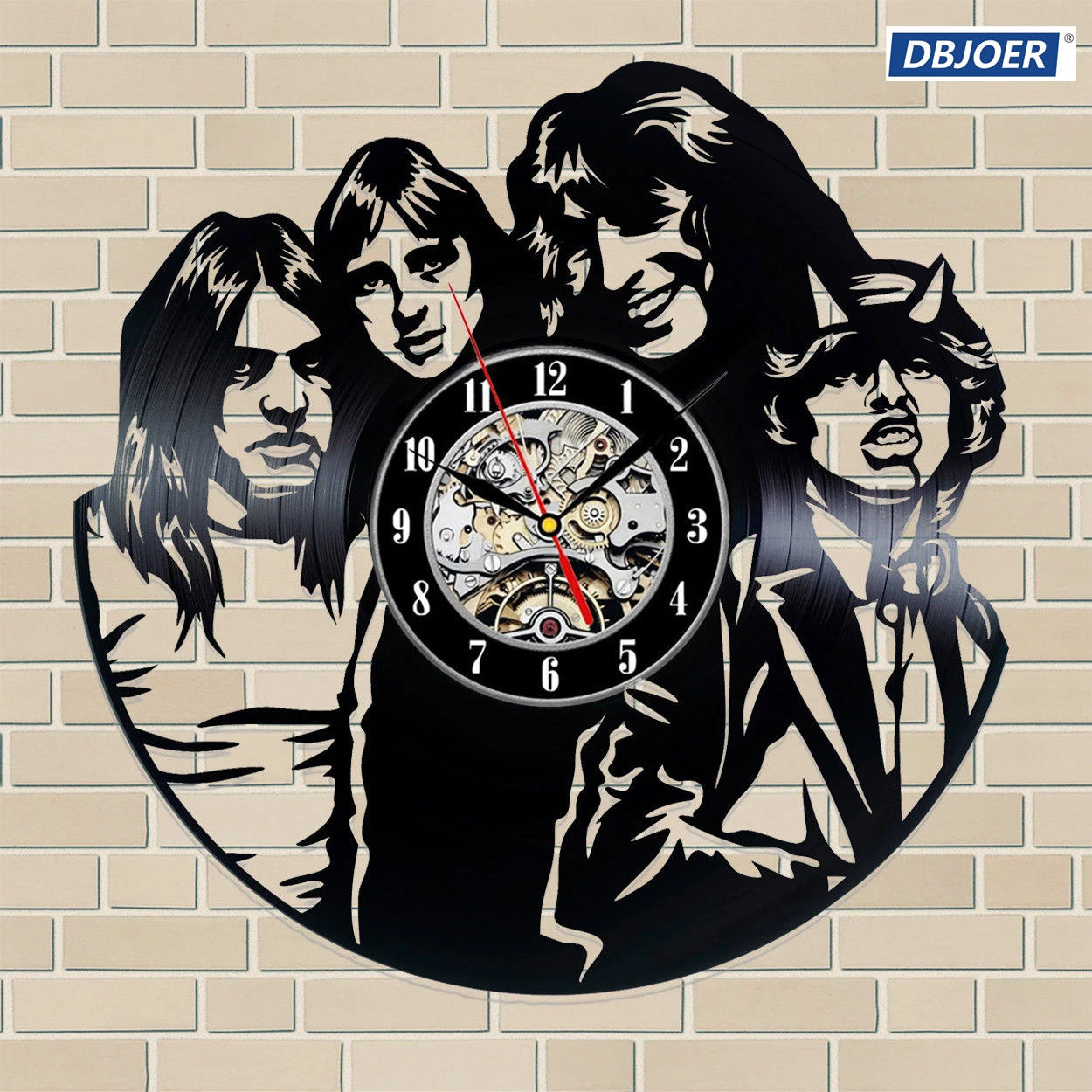 AC/DC Виниловая пластинка настенные часы отличная идея подарка для музыкальных фанатов AC DC настенные часы-7 стилей