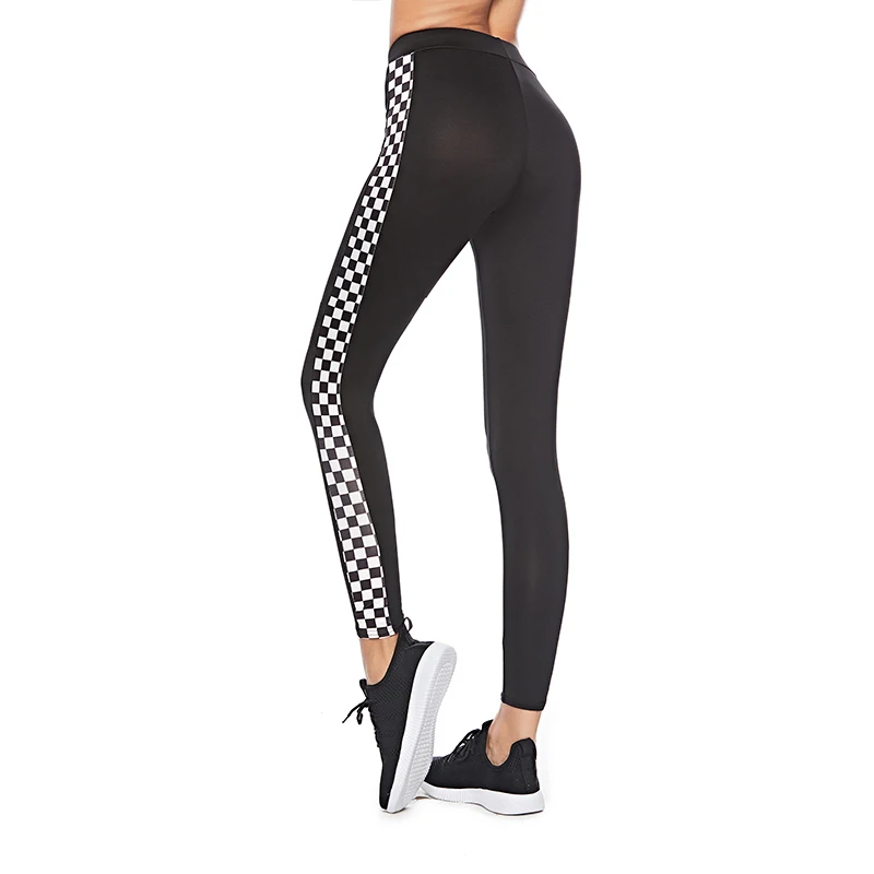 Для женщин штаны для йоги Высокая талия Push Up энергии бесшовные спортивные узкие