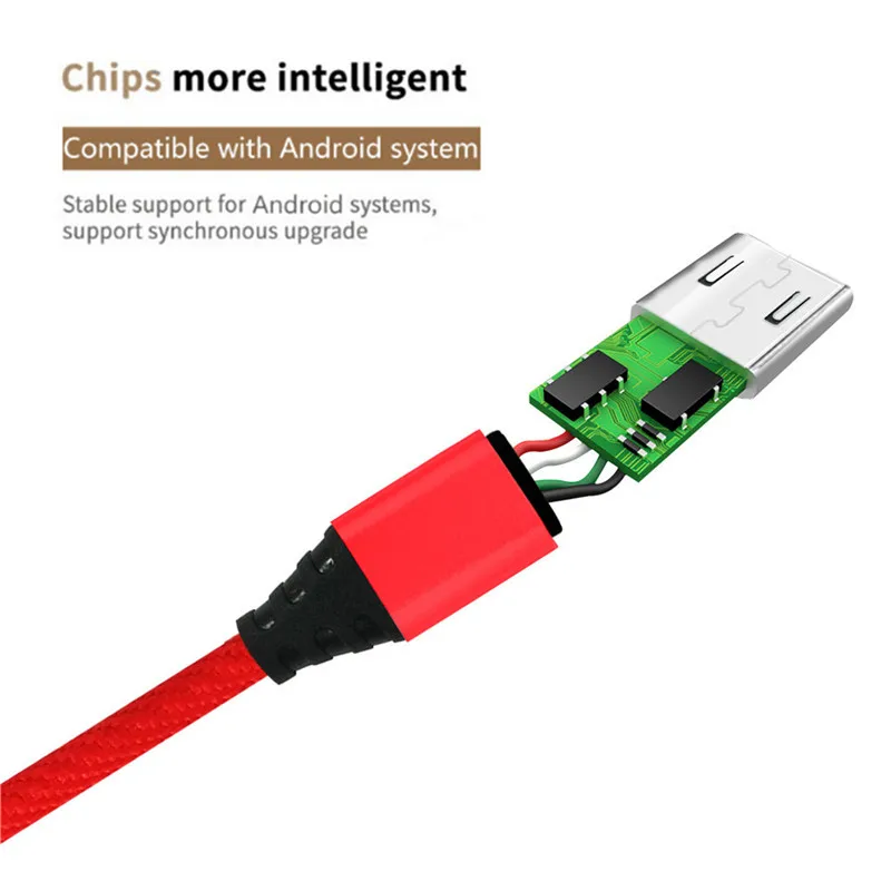 Micro type c нейлоновый Плетеный Быстрый usb кабель для передачи данных Xiaomi Redmi note 4 4A 4X5 5A