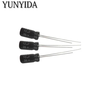 Алюминиевый электролитический конденсатор 50 шт.лот 35 в 10 мкФ 5*11 мм