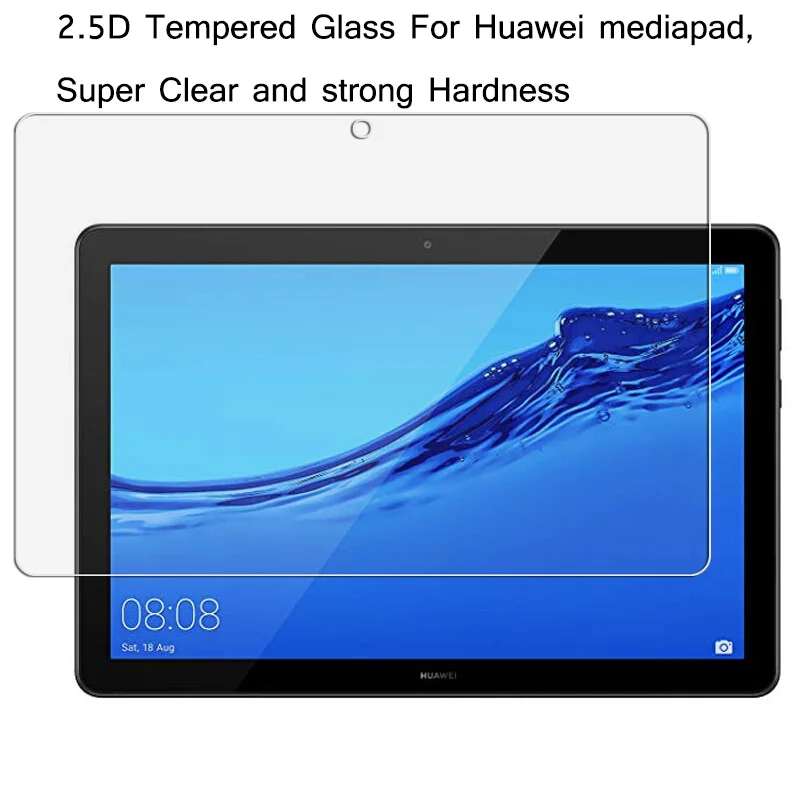 2.5D полное покрытие закаленное стекло супер прозрачное для Huawei MediaPad T5 AGS2 W09 L09 10 1