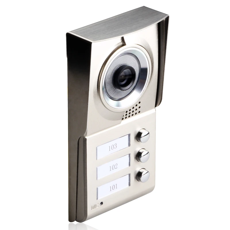 3 Монитора квартиры 1.0MP 720P AHD IP WIFI 7 "сенсорный экран видеодомофон Набор для