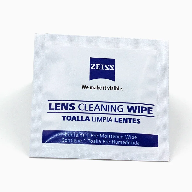 Предварительно увлажненные салфетки для чистки линз Zeiss очков солнцезащитных