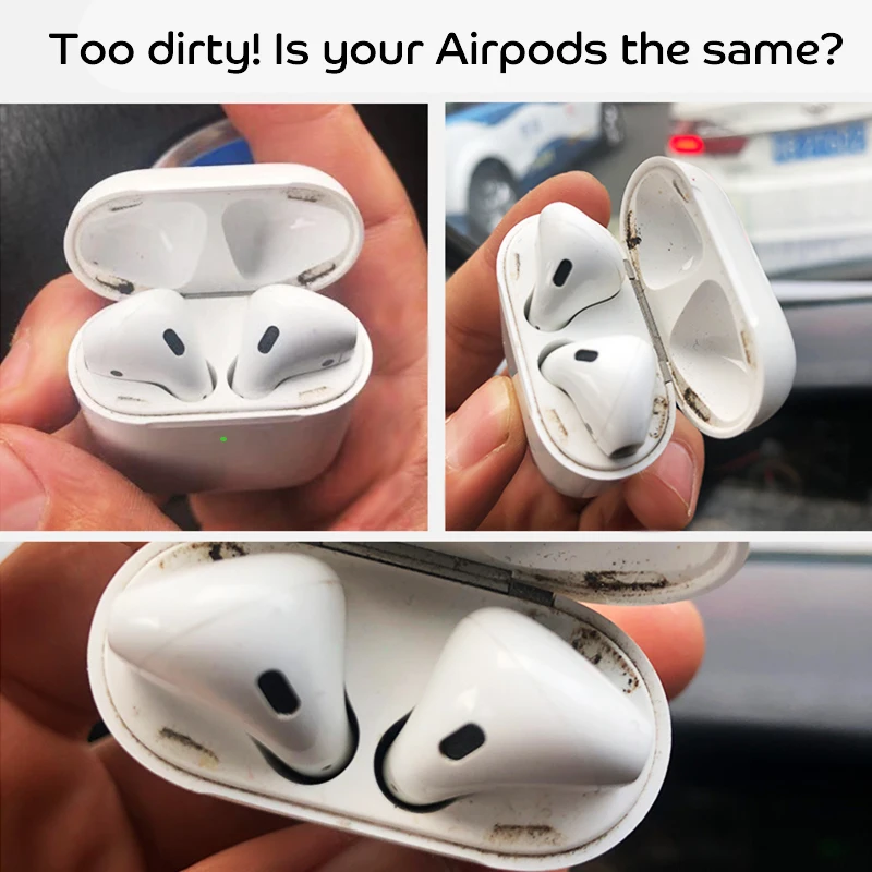 New Metal Dust Guard Sticker for Airpods 2 Skin Protective Apple Earphone Charging box Case Cover Shell | Электроника