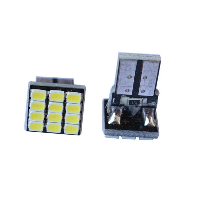 10 шт. T10 12 SMD 1206 светодиодный 3030 клиновидная лампа W5W 3020 194 168 стояночный светильник