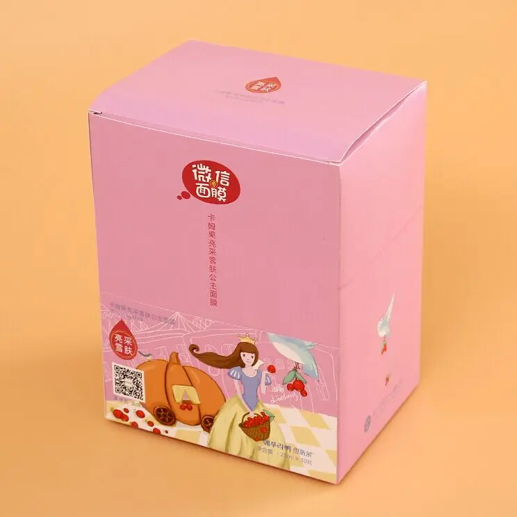 Перфорированные картонные китайские упаковочные бумажные коробки для лапши