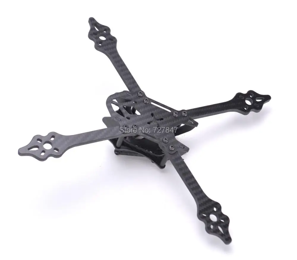 VX210-V2 VX210 210mm Carbon Fiber Frame + 5045 3 Blade Propeller battery belt for Mini Four Axis Multi FPV Indoor Racing Drone | Игрушки и