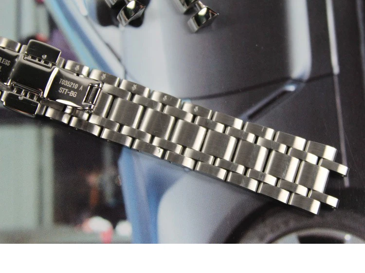 Ремешок для часов T035210A T035207 из нержавеющей стали 18 мм|watch band|strap watch bandstrap |