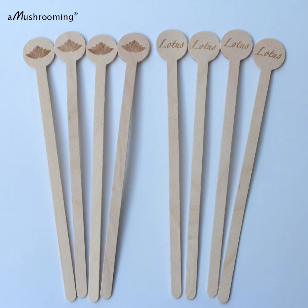 Персонализированные деревянные штифты для напитков | Мешалки Штрихи кофе