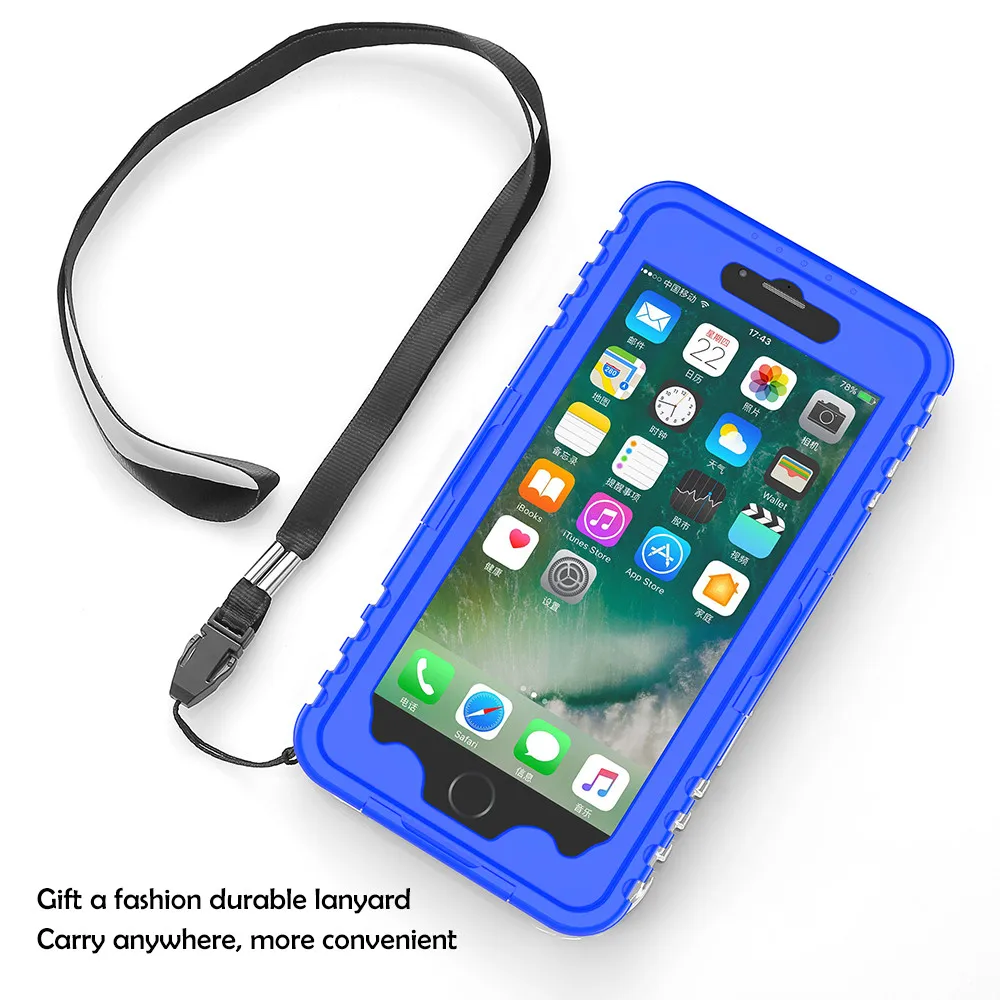 KISSCASE модные Водонепроницаемый чехол для samsung Galaxy S8 S7 S6 Edge Plus сумка iPhone X 8 7 6 S S3 S4 S5