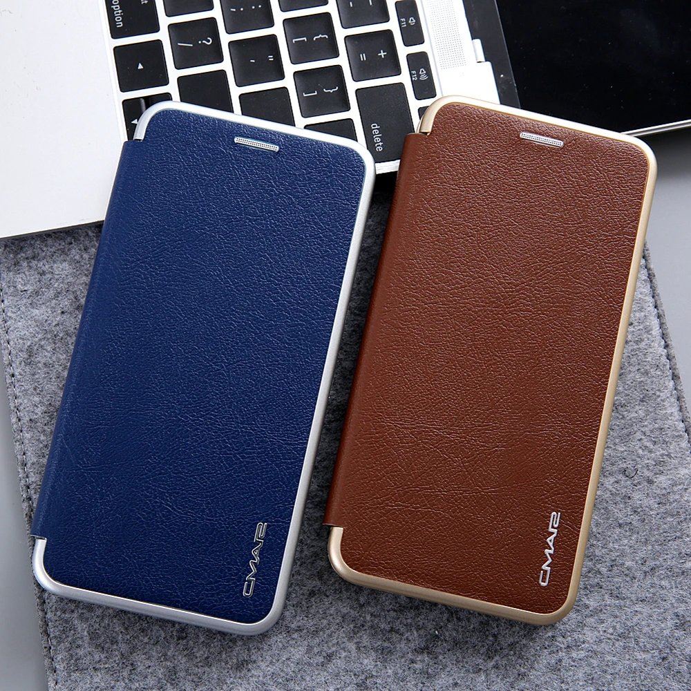Магнитный кожаный чехол для Coque Huawei P20 Lite черный золотой серый кошелек Funda