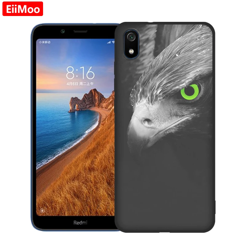 Чехол EiiMoo для Xiaomi Redmi 7A чехол силиконовый задней панели телефона Xaomi мягкий из ТПУ