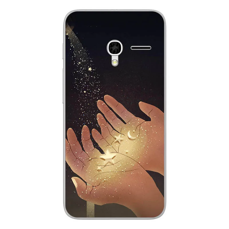 M092 Мягкий с рисунком из ТПУ чехол для Alcatel One Touch Pixi 3 4,5 4G версия 5017D 5019D 5019 чехол для телефона s задняя крышка цветок - Цвет: M092