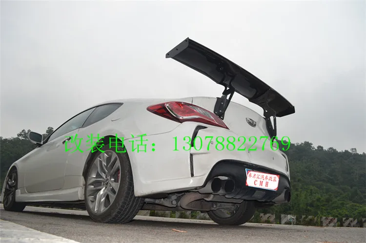 Подходит для ROHENS Coupe GTR 09 15 модифицированное заднее крыло из углеродного