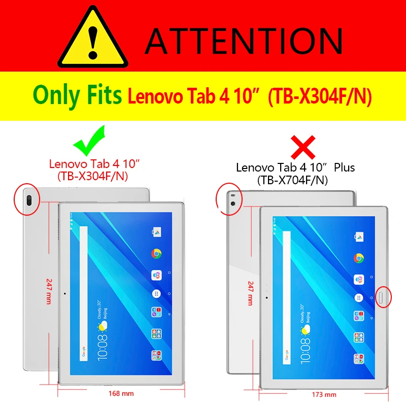 Магнитный чехол для lenovo tab 4 10, защитный смарт-чехол для lenovo tab 410 Tab4 10 TB-X304N F чехол s 10,"( выпуск)+ подарок