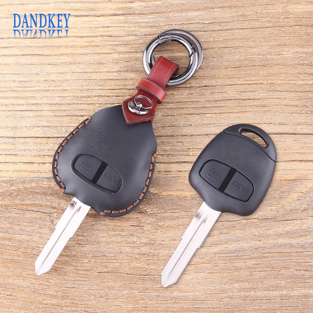 Dandkey 2 кнопки дистанционного ключа автомобиля оболочки Замена чехол для Mitsubishi Pajero
