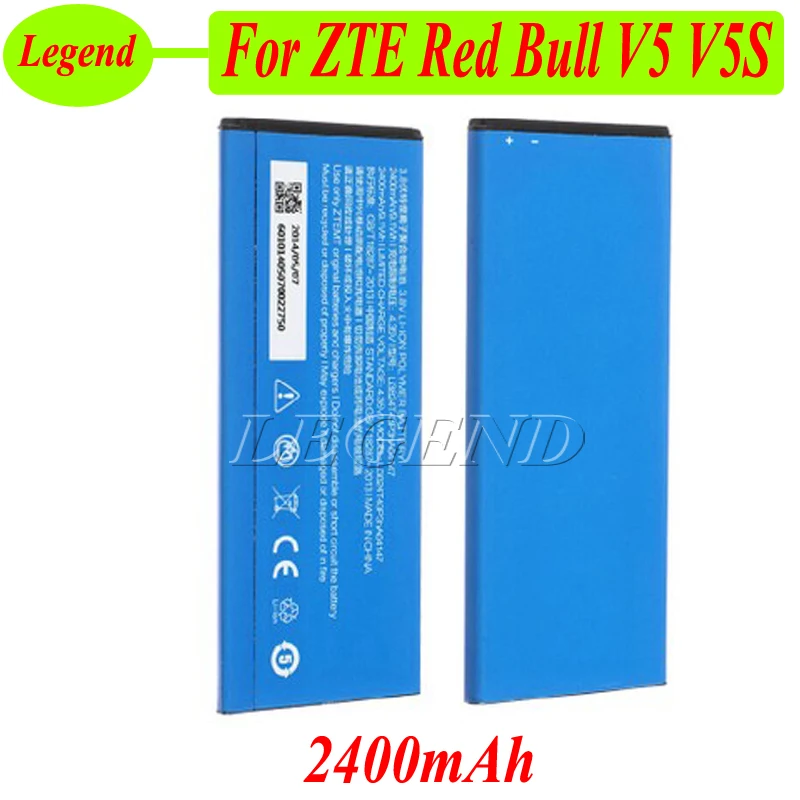 2400mAh 3 8 V Li Ion Li3824T43P3hA04147 сменный аккумулятор мобильного телефона для zte Red Bull V5 V5S n9180