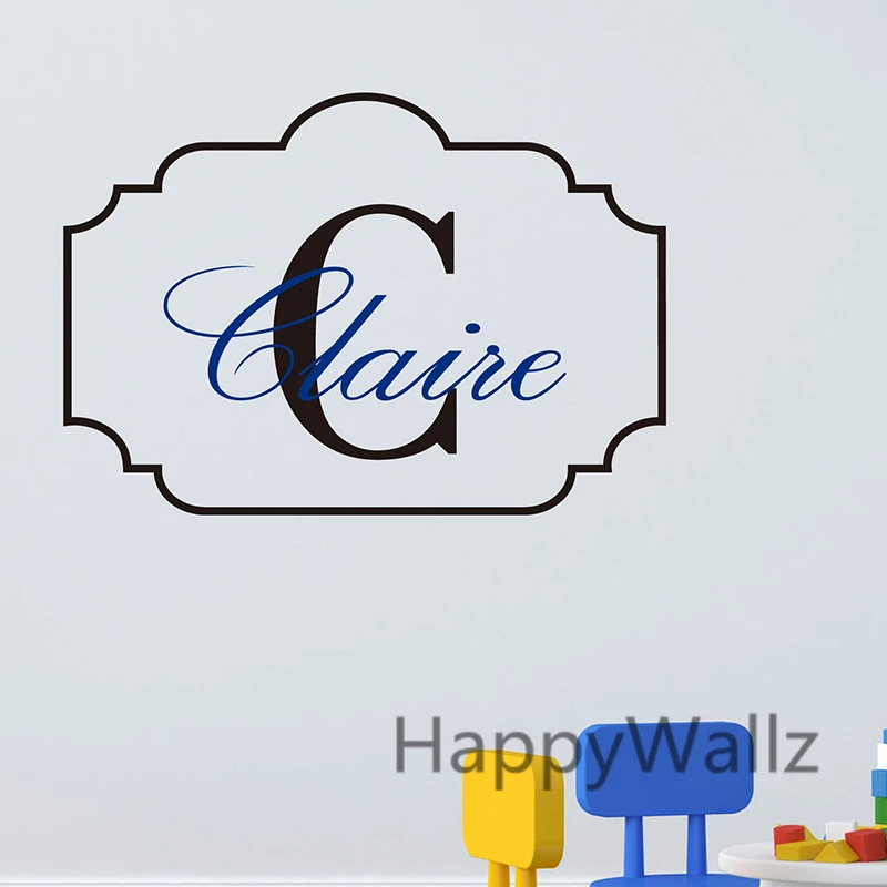 

Custom Name Wall Sticker DIY Personalized Name Wall Decal Kids Room Baby Nursery Children Names Easy Wall Decals C55