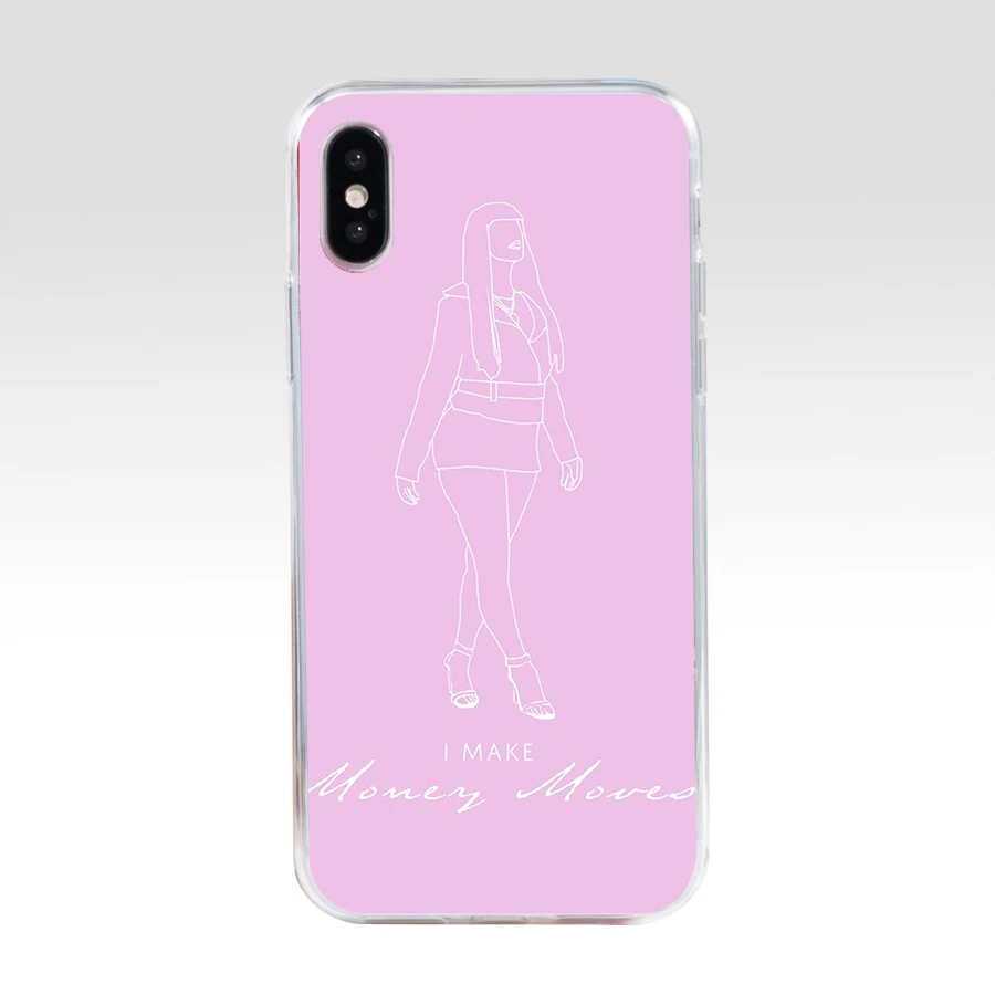 165H Cardi B Мягкий Силиконовый ТПУ чехол для телефона iphone 5 5s se X XR XS Max чехол|Бамперы| |
