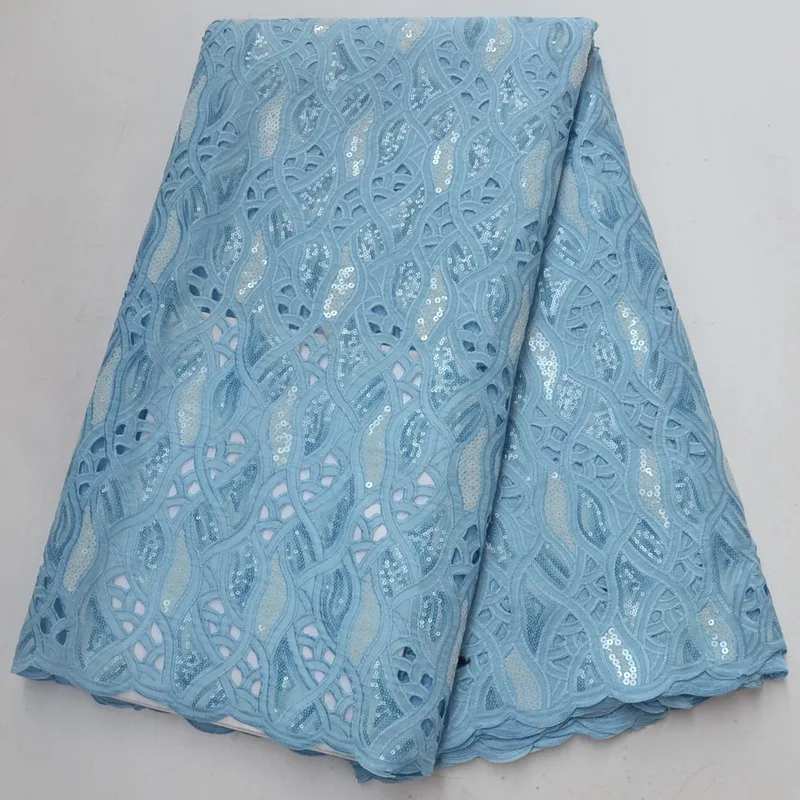 

New Style Embroidered Net Lace With Sequins tulle Organza lace fabrics For Wedding Dress Hight Quality french fabrics