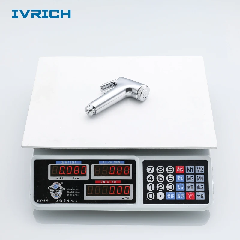 VRICH хромированный ручной распылитель для биде ABS пластик портативный с
