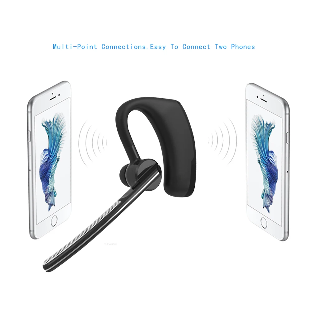 Беспроводная Bluetooth гарнитура с микрофоном и голосовым управлением|stereo earphone|earphone