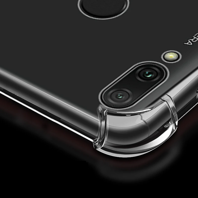 YueTuo Мягкий ТПУ Прозрачный чехол на заднюю панель телефона, чехол для huawei y6 y9 y7 pro y 6 9 7 силиконовые аксессуары