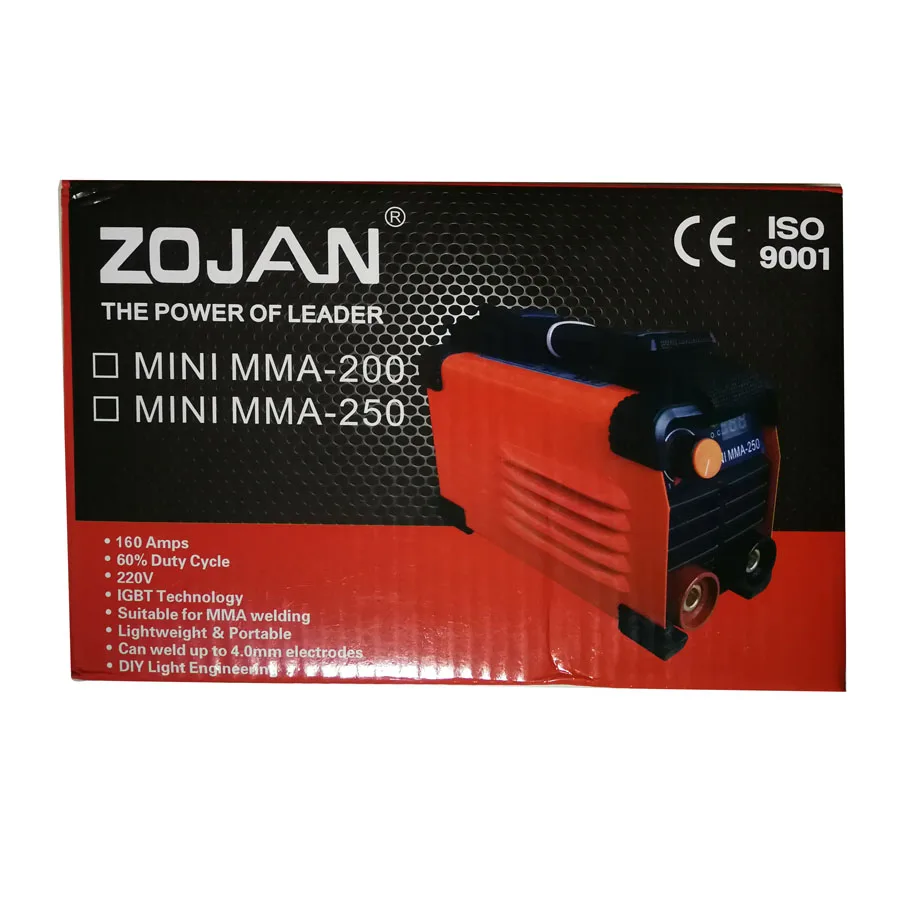 MMA-250 AC220V 20-250A инвертор дуговой сварочный аппарат Ручной мини MMA электросварщик