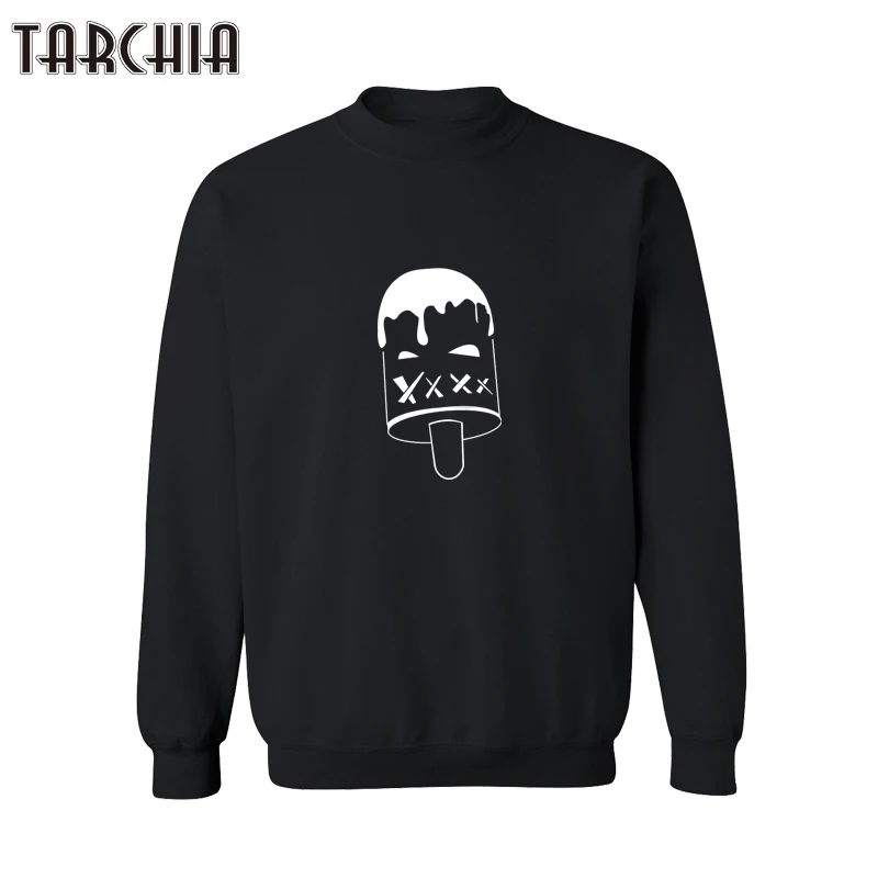 TARCHIA Новинка 2018 модные мужские толстовки в стиле Харадзюку с принтом мороженого