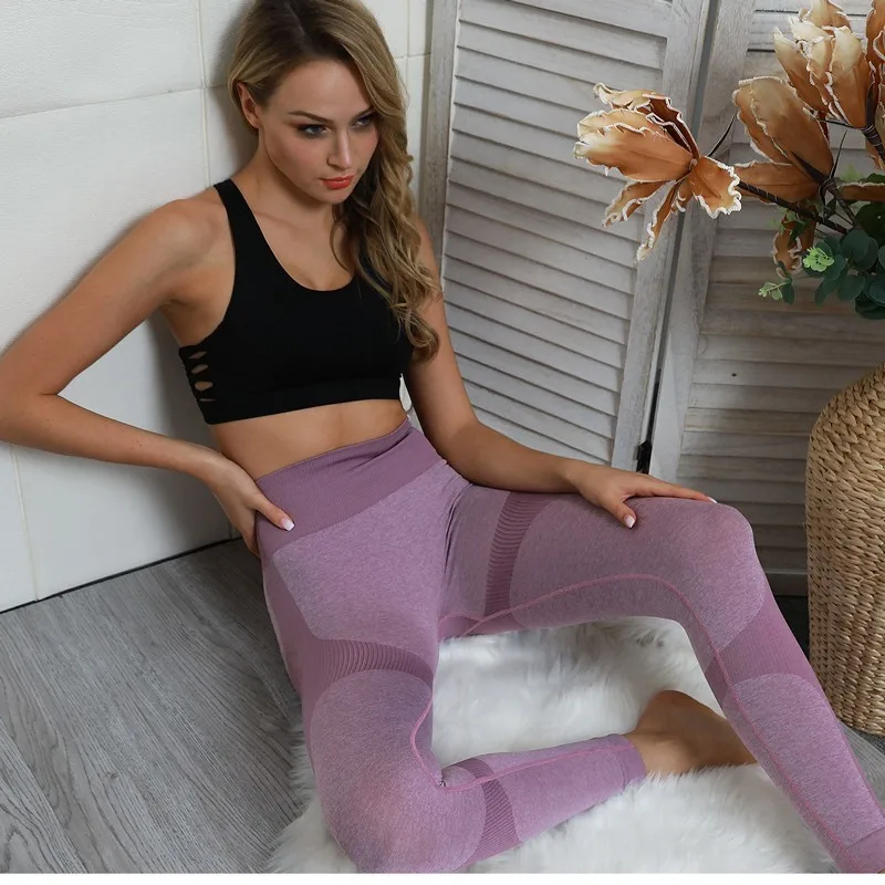 Женские спортивные штаны для йоги, фитнеса, йоги, спортивные Леггинсы с высокой талией, бесшовные леггинсы для спортзала, тренировок, пробежек, бега, спортивная одежда