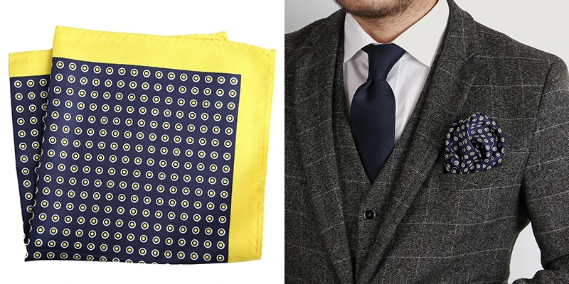 Новые 33x33 см мужские в горошек полосы цветок карманные квадратные носовые платки полотенце для сундуков большой размер платок для мужской костюм Свадебная вечеринка