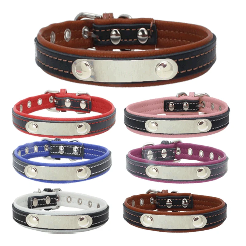 Ошейник для собак поводок цепочка с двойным слоем ошейник домашних животных