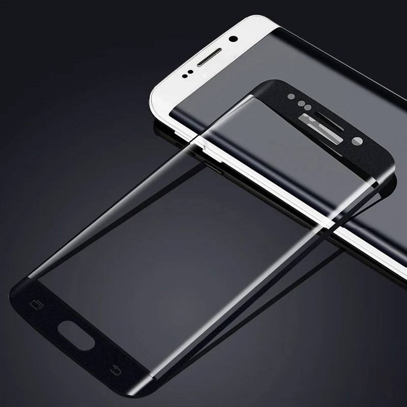 50 шт 3D изогнутое полноэкранное стекло для samsung galaxy S6 edge/s6 edge plus полное закаленное
