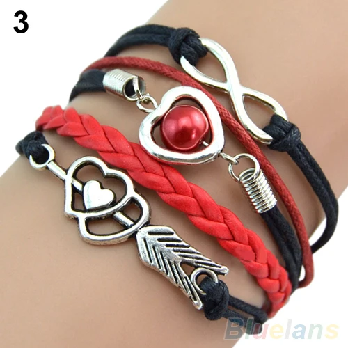 Браслет из бисера в стиле ретро со стрелой кожаный браслет подарок для любителей