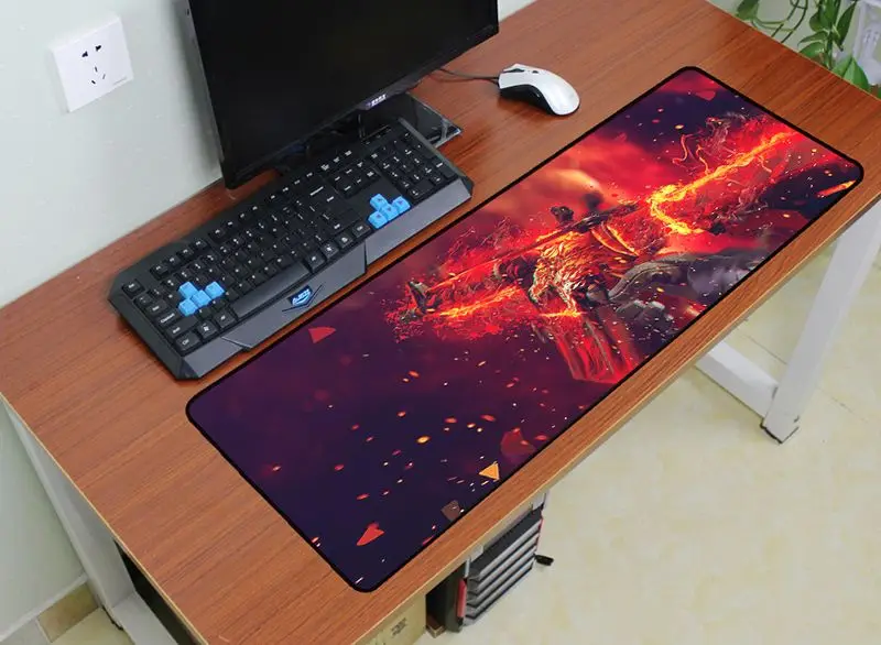 Cs go коврик для мыши 900x300 мм notbook компьютерная блокированная кромка csgo игровая padmouse