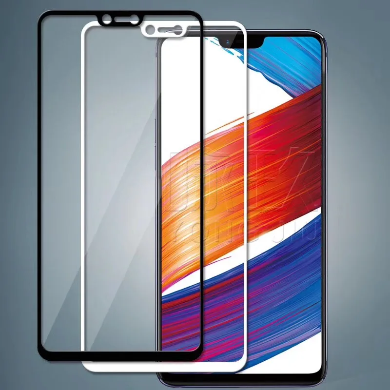 

Полноэкранное цветное закаленное стекло для OPPO R15 A3 F7, Защитная пленка для экрана, защитная пленка