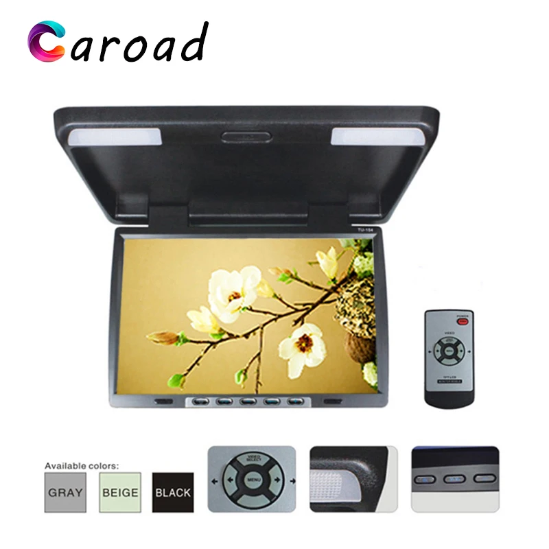 Caroad 19 дюймов Автомобильный откидной экран 1680*1050 TFT LCD монитор для крепления на