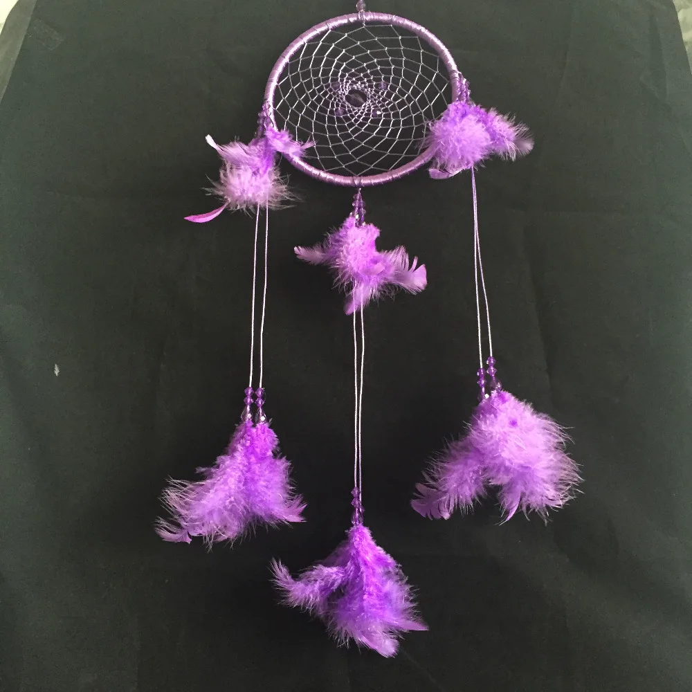 18*60cm 2015 New fashion jewelry Hot big white Dreamcatcher Wind Chimes Indian Style Feather Pendant Dream Catcher Gift | Дом и сад