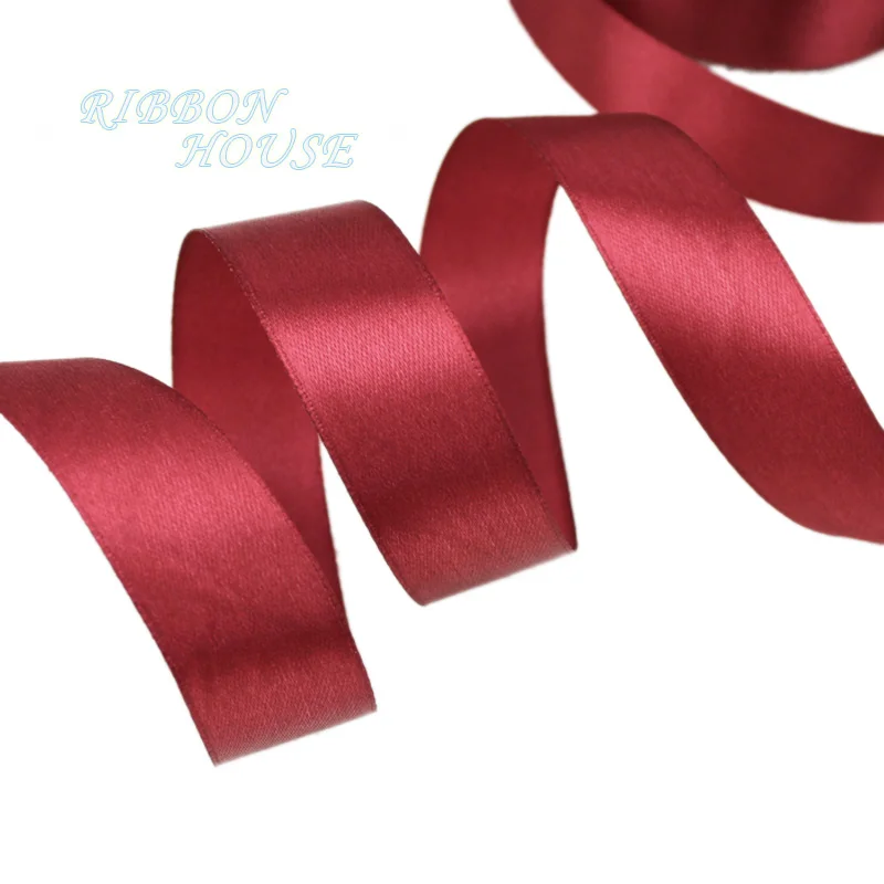 25 ярдов/рулон атласная лента для упаковки подарков|faced satin ribbon|satin ribbonsatin ribbon wholesalers